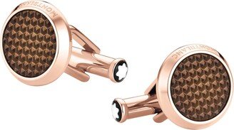 Cufflinks And Tie Clips Rose Gold