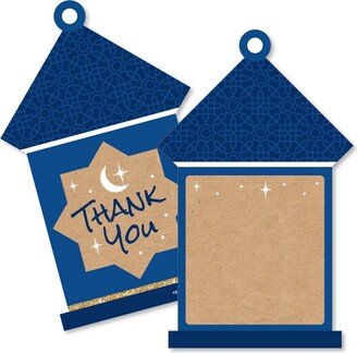 Big Dot Of Happiness Ramadan - Shaped Thank You Cards - Eid Mubarak Thank You Note Cards - 12 Ct