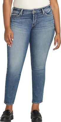 Plus Size Britt Low Rise Straight Leg Jeans W90410EPX316 (Indigo) Women's Jeans