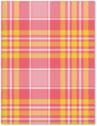 Journals: Plaid - Pink And Yellow Journal, Pink