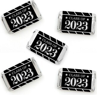 Big Dot Of Happiness Graduation Cheers - Mini Candy Bar Wrapper Stickers - 2023 Small Favors - 40 Ct