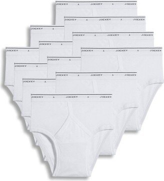 Men's Classic Low Rise Brief - 12 Pack White