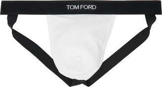 White Elasticized Waist Jockstrap