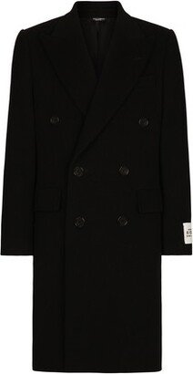 Double-breasted wool coat-DS