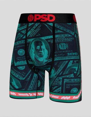 PSD Green Money Mens Boxer Briefs