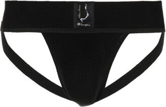 Logo-Waistband Organic-Cotton Briefs