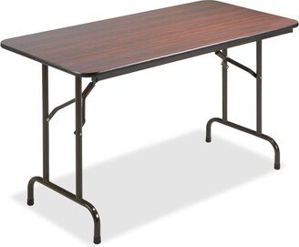 Mahogany 24 x 48-inch Economy Folding Table