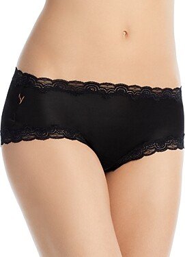 Silk Lace Trim Briefs