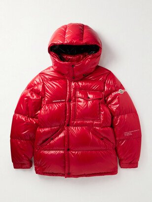 7 Moncler FRGMT Hiroshi Fujiwara Quilted glossed-Shell Hooded Down Jacket