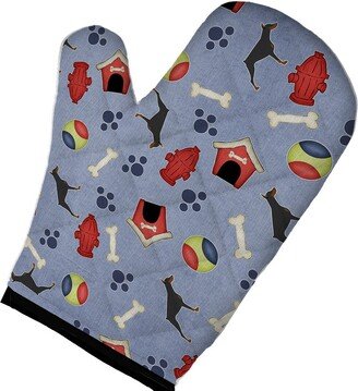 Doberman Pinscher Dog House Collection Oven Mitt