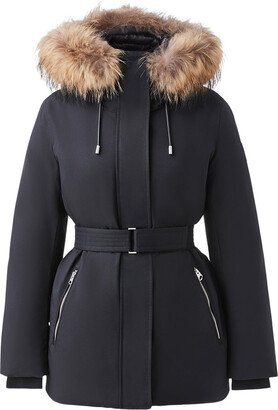 Jeni-fz 2-in-1 Down Parka With Removable Bib & Fur Trim