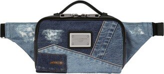 Patchwork denim bag