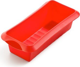 9.5 Inch Silicone Plum Cake Baking Mold, Red