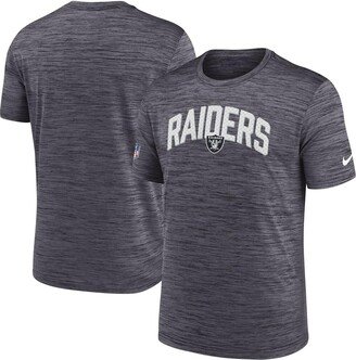 Men's Black Las Vegas Raiders Velocity Athletic Stack Performance T-shirt