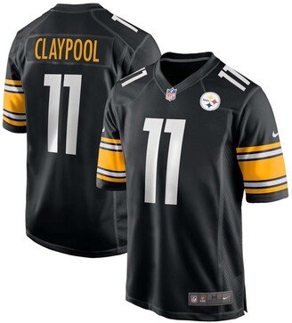 Men's Chase Claypool Black Pittsburgh Steelers Game Team Jersey