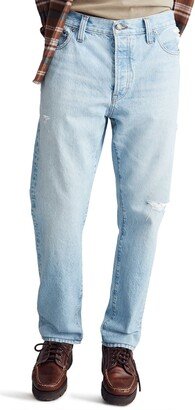 Vintage Taper Jeans in Halton Wash: Distressed Edition