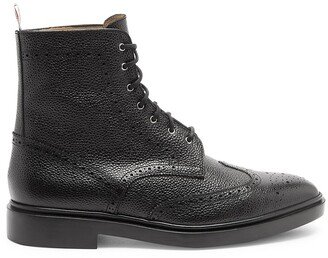 Classic Leather Wingtip Boots