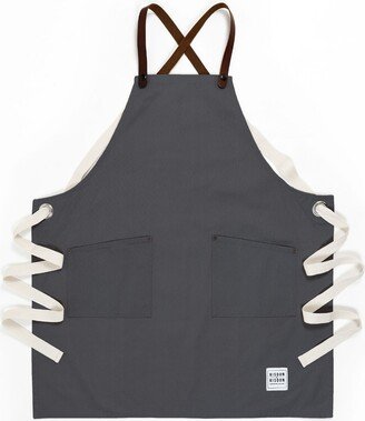 Risdon & Risdon Studio Cross Back Apron - Charcoal