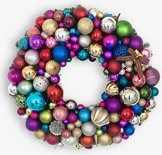 Selfridges Edit Multi Golden Mile Upcycled Christmas Wreath 60cm