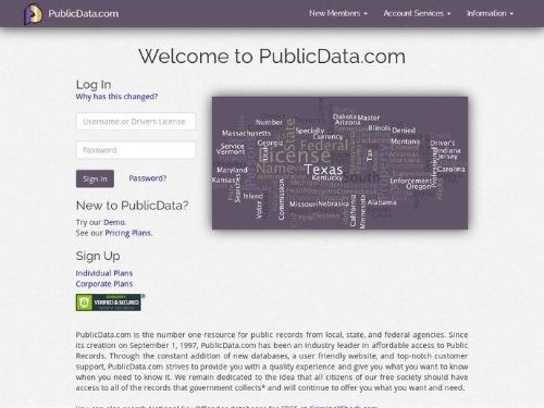 Publicdata.com Promo Codes & Coupons