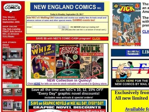 New England Comics Promo Codes & Coupons