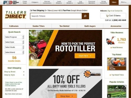 Tillersdirect Promo Codes & Coupons