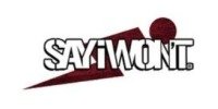SAYiWON'T Promo Codes & Coupons