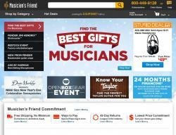 Musician's Friend Promo Codes & Coupons