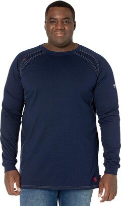 Male FR Work Crew T-Shirt Navy 3X-Large