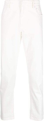 Tapered Cropped Trousers-AH