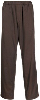 Cotton Straight-Leg Trousers-AC