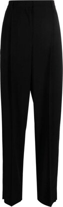 Box-Pleat Straight-Leg Trousers-AB