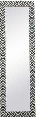 MR53072 Oullette 72 x 30 Rectangular Flat Wood Full - Chevron