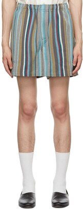 Multicolor Kolkata Stripe Rugby Shorts