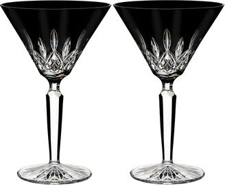 Lismore Black Martini Glasses (Set of 2)