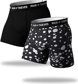 Burt Reynolds Wrap Boxer Brief 2-Pack (Black) Men's Underwear