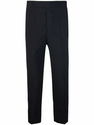 SAPIO Cropped Slim-Fit Trousers