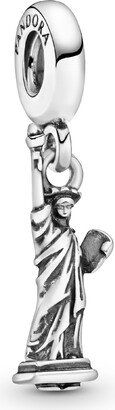 Sterling Silver New York Statue of Liberty Dangle Charm