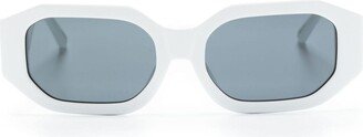 x The Attico Blake rectangle-frame sunglasses
