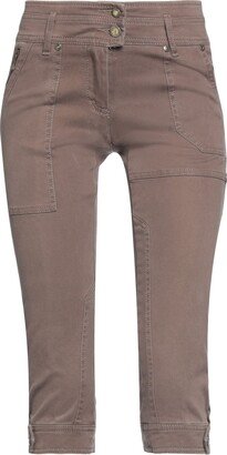 EMISPHERE Cropped Pants Brown