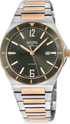 High Line 43MM Swiss Automatic Two Tone Stainless Steel Watch