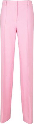 High-Waisted Straight-Leg Trousers-AT