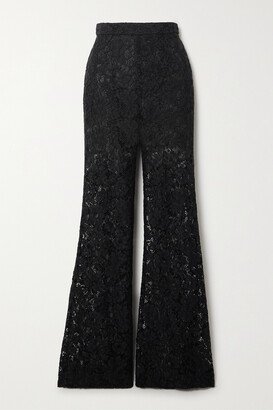 Matchmaker Lace Flared Pants - Black