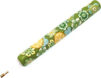 Polymer Clay Diamond Painting Pen, Embroidery Flowers & Lemons