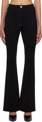 Black Flared Trousers-AC