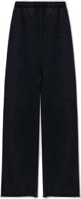 Drawstring Wide Leg Pants-AB