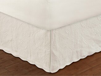 Paisley Quilted Bed Skirt 18 Twin