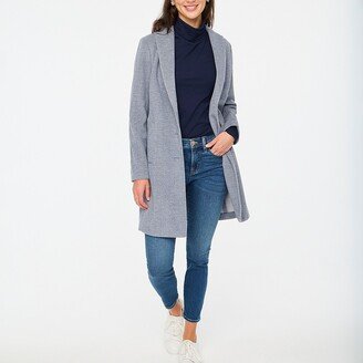 Women's Petite Herringbone Topcoat