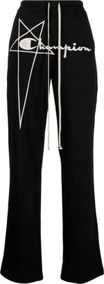 Logo-Embroidered Track Trousers-AC