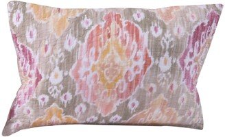 Fabric Pillow Sham with Medallion Pattern and Side Zipper, Multicolor